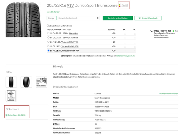 Reifen Felgen B2B Reifengroßhandel online TyreSystem kaufen | | &